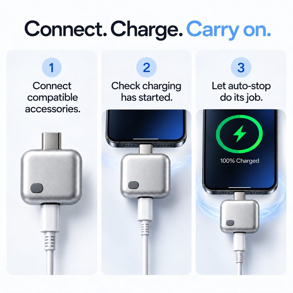 LX-007 Smart Auto-Stop Charging Adapter